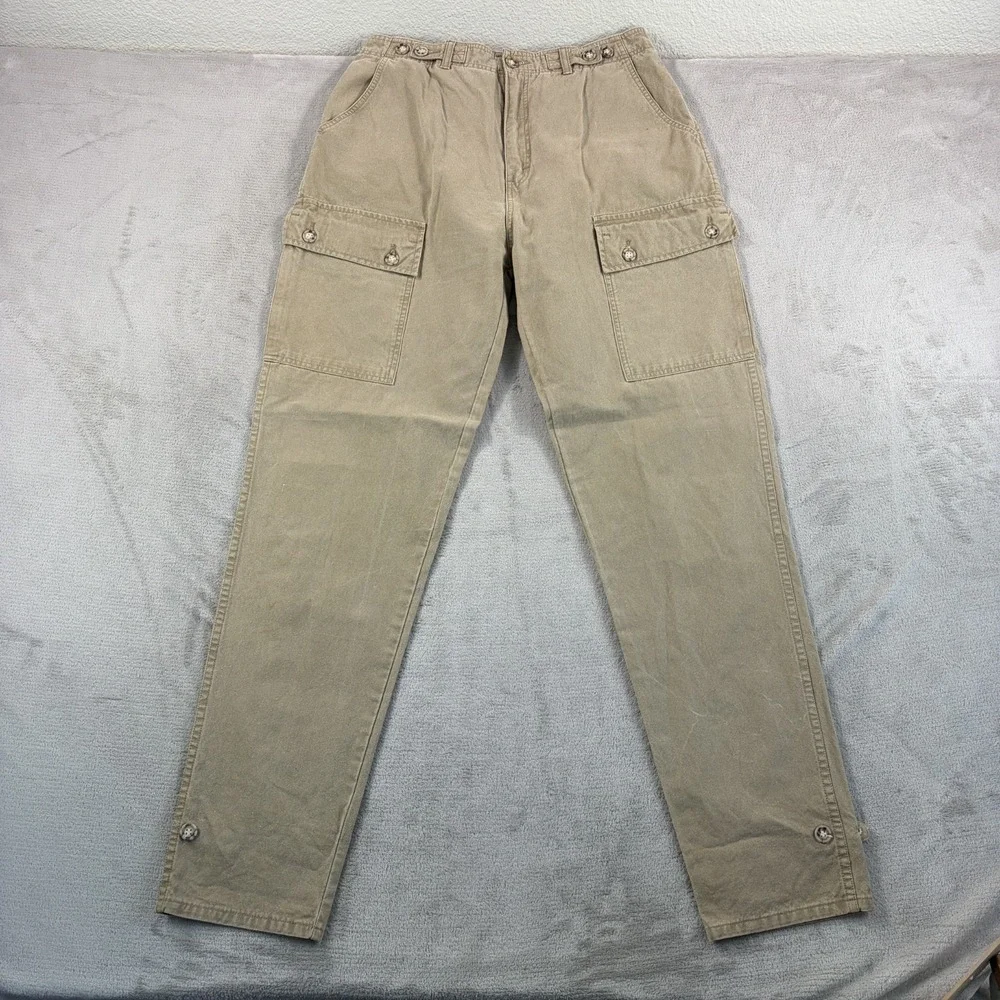 Vintage Banana Republic Mill Valley Cargo Cinch‎ Waist Pants Women 16 Safari